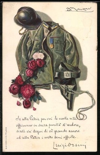 Cartolina artistica mauzan - cartolina,