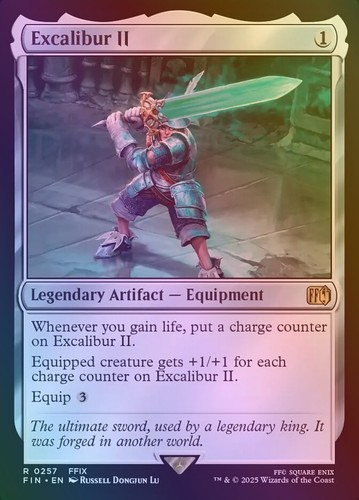 Foil excalibur final - excalibur, ii
