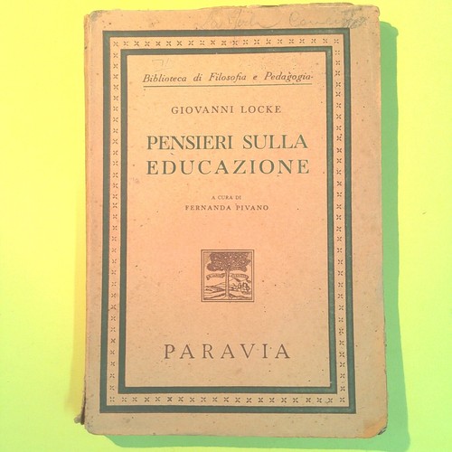 Pensieri sulla educazione - pensieri,