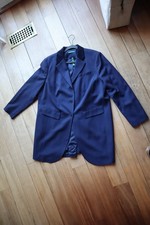Cappotto blu navy leggero lana