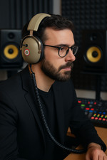 KOSS PRO4AA Over Ear Headphones Studio - Jack da 6,3 mm con adattatore gratuito