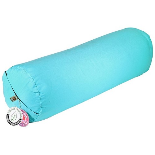 Bolster yoga turchese - yoga, cuscino