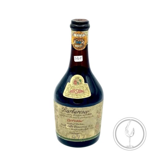 Vintage bottle bersano - bottle,