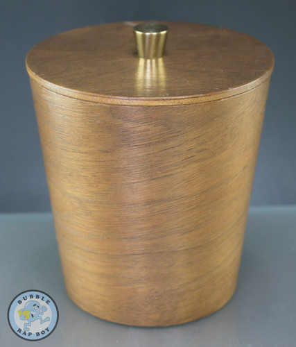 Teak wood storage - storage, canister