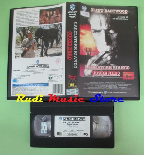 Vhs film cacciatore - vhs, bianco