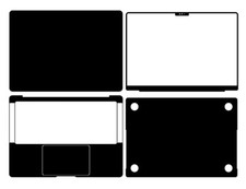 KH Vinile Carbonio Laptop Adesivo Skin Decalcomanie Cover per MacBook Pro 14" A2442 2021