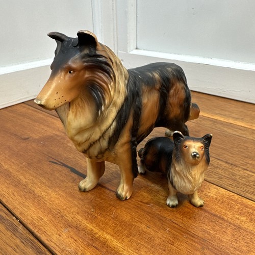 Statuina cane vintage collie - statuina,