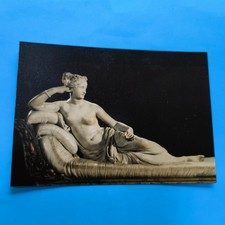 ANTONIO CANOVA  PAOLINA BORGHESE  GALLERIA - VECCHIA CARTOLINA BIANCO E NERO
