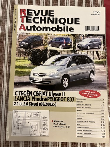 Revue technique citroen - revue, c8