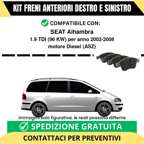 Pastiglie freno anteriori per - freno,