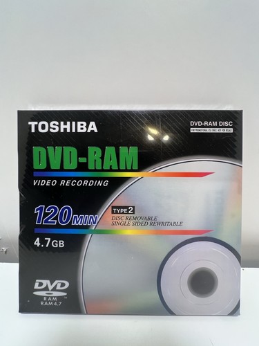 Toshiba dvd ram 7gb - 4.7gb, 120