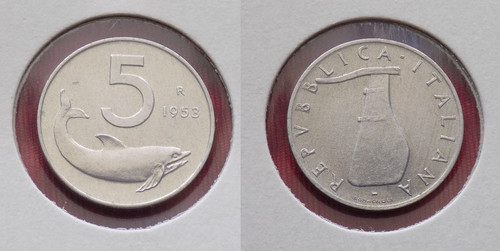 Lire 1953 delfino qfdc - 1953,