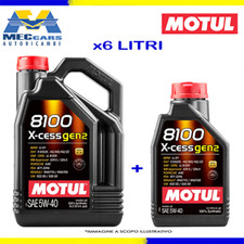 6L MOTUL 8100 X-CESS GEN2 5W40