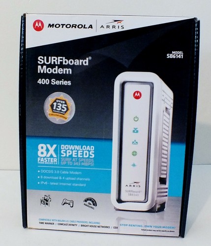 Surfboard sb6141 docsis 0 - surfboard, 3.0