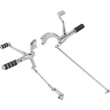 Comandi pedane avanzate cromate Harley Davidson Sportster Iron Nightster 04-13 