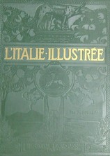 L' ITALIE ILLUSTREE JOUSSET   P. LAROUSSE 0000  RILEGATO