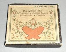 VINTAGE Ancoraggio Pietra Tangram Puzzle Gioco Richter Fulmine Conduttore 1911