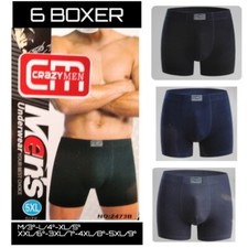 6  BOXER UOMO ELASTICIZZATO