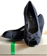 SCARPE KEYS - donna - colore nero  N. 41 - Aperte sul davanti tacco 6 cm.