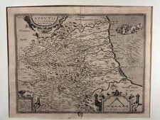 Ortelius - Abruzzo - Original map 1595 - 1598 - Theatrum orbis terrarum