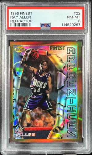 Ray allen 1996 topps finest - ray,