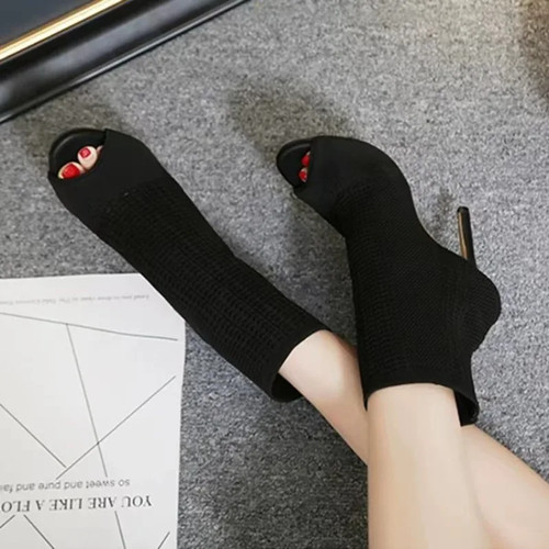 Nuovi stivaletti peep toe - stivaletti,