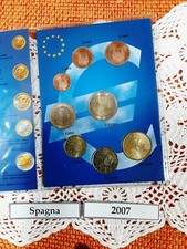 Euro - Spagna 2007 - Folder Leuchtturm - Set di 8 monete (da 1 Cent a 2 Euro)