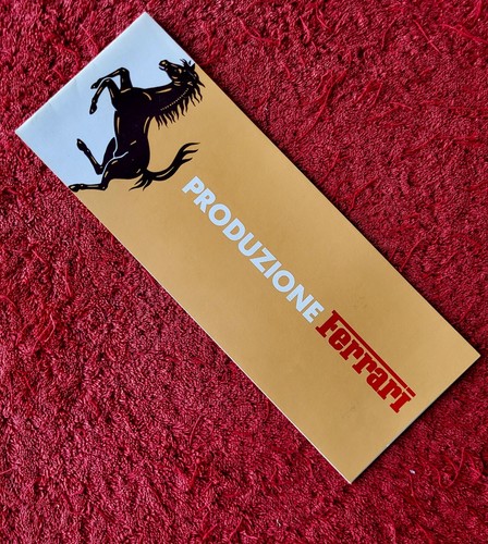 Brochure vendita ferrari - brochure,