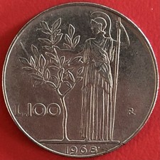 100 LIRE ( 1968 ) • Moneta
