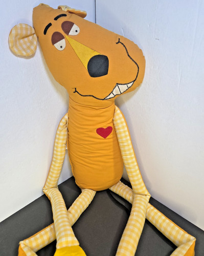 Rara bambola peluche giallo
