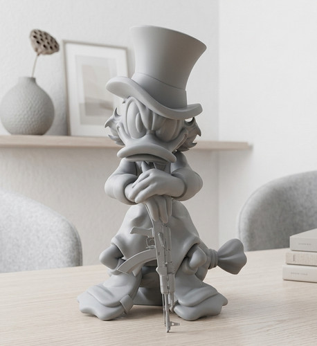 Statue picsou uncle - statue,