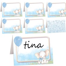 50 Segnaposto Battesimo Bimba Bimbo,Segnaposto Allestimento Festa Tema E