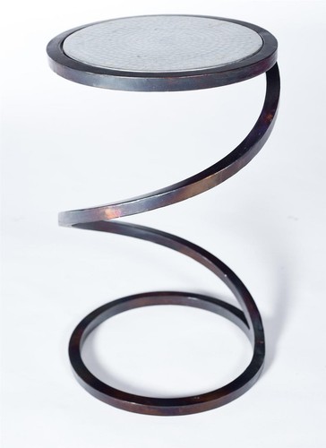 Tavolo accento rotondo - accento, spirale