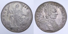 MEZZO SCUDO 1754 BENEDETTO XIV