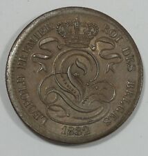Moneta rame 10 centesimi 1832 BELGIO EXTRA FINE ~ catalogo XF $400