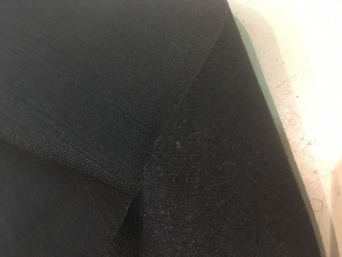 Tessuto elasticizzato nero - tessuto,