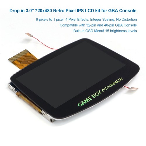Gba mod kit laminato ips - mod, hd