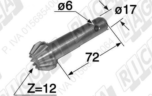 Pignone 12 disco - z=,
