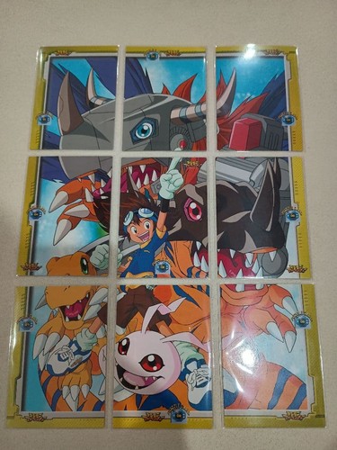 Digimon adventure puzzle card - digimon,