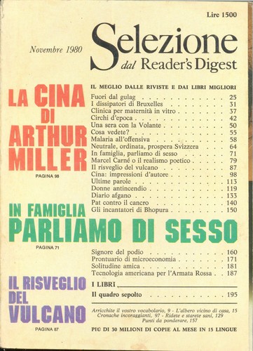 Selezione dal reader - selezione, reader's