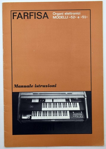 Farfisa mod 52 organo - e,