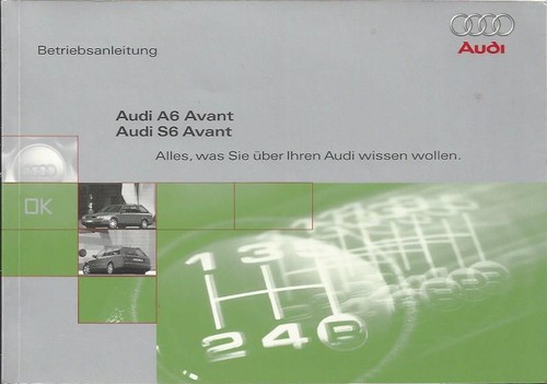 Audi avant manuale - s6,
