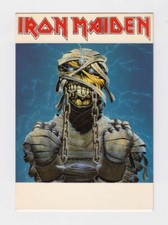 Cartolina IRON MAIDEN - cantanti postcard Made in E.E.C. Rock 'n Roll 2