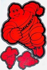 Adesivi Michelin Rosso Omino Monete Casco Moto Carene Auto Red Bull Energy Vale