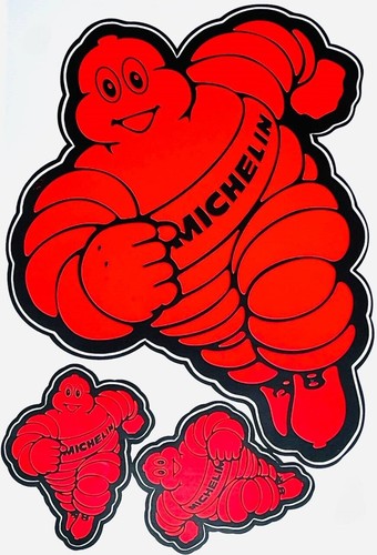 Adesivi michelin rosso omino - adesivi,