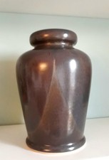 FRANCO BUCCI LABORATORIO PESARO VASO DECORO GEOMETRICO COLORE SU COLORE