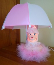 Lampada da comodino rosa usata