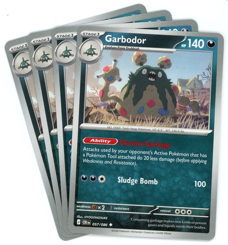 Garbodor 057 086 - x4, 057/086