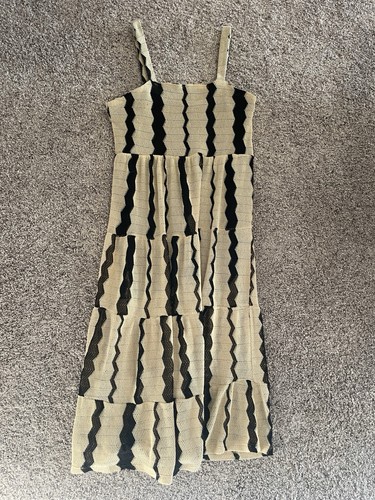 Abito midi zara righe - righe, maglia
