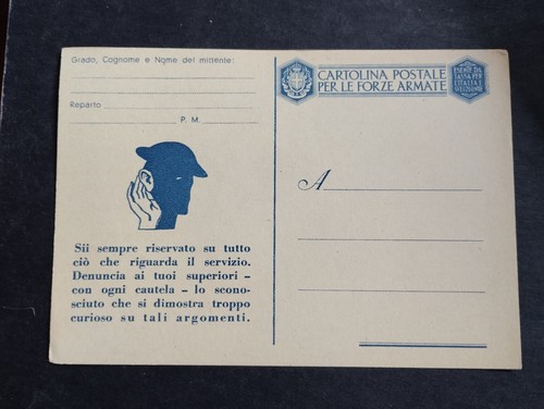 Cartolina postale forze armate - cartolina,